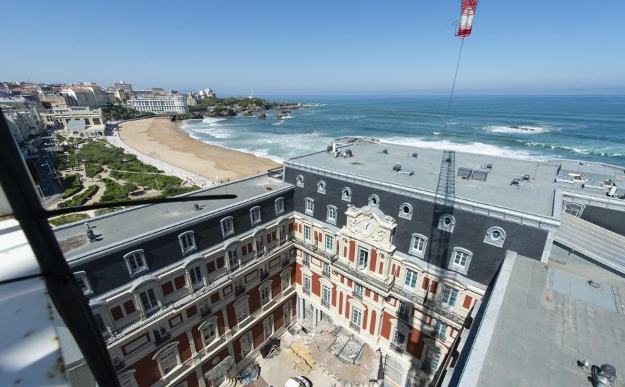 TRAVAUX DE RESTAURATION PATRIMONIALE ET MODERNISATION DE L’HOTEL DU PALAIS A BIARRITZ